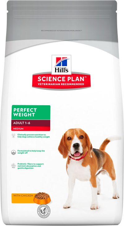 Hill's Science Plan Canine Adult Perfect Weight Medium Chicken