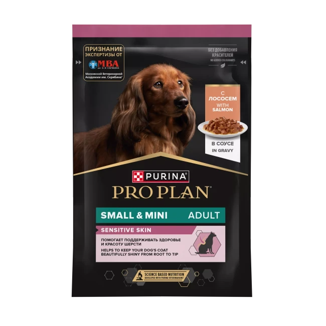 Pro Plan Adult Opti Savour Salmon (кусочки в соусе для собак с лососем) 85 гр Pro Plan Adult Opti Savour Salmon (кусочки в соусе для собак с лососем) 85 гр