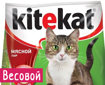 Kitekat Мясной пир для взрослых кошек весовой 100гр Kitekat Мясной пир для взрослых кошек весовой 100гр