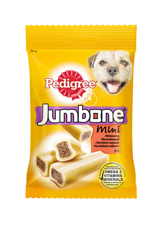 Pedigree лакомая кость Jumbone Mini с говядиной, 180 г Pedigree лакомая кость Jumbone Mini с говядиной, 180 г