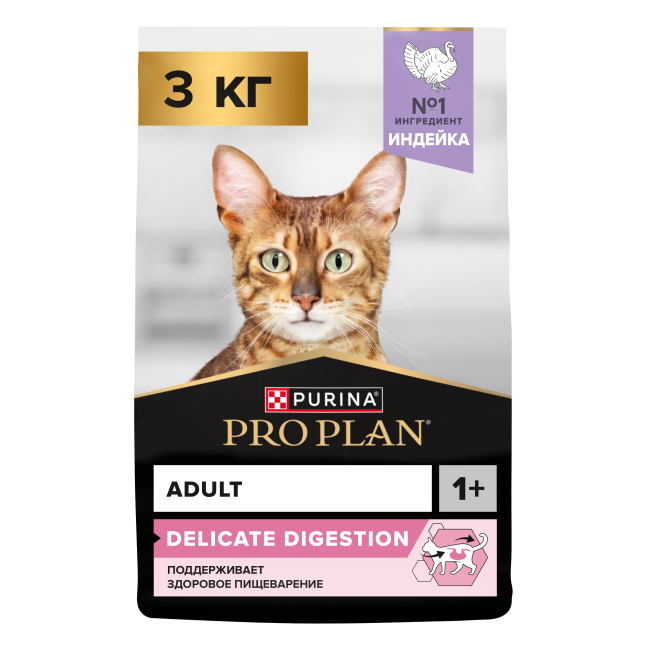 Pro Plan Delicate для кошек с чувствительным пищеварением с индейкой весовой 100гр Pro Plan Delicate для кошек с чувствительным пищеварением с индейкой весовой 100гр