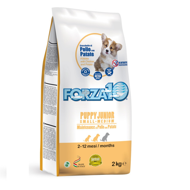 Forza10 S/M Puppy Maintenance (полнорационный корм для щенков мелких и средних пород с курицей и картофелем) 2кг Forza10 S/M Puppy Maintenance (полнорационный корм для щенков мелких и средних пород с курицей и картофелем) 2кг