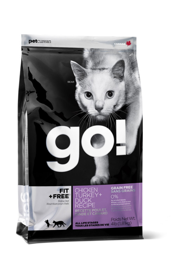 GO! Fit + Free Беззерновой корм для Котят и Кошек - 4 вида Мяса GO! Fit + Free Беззерновой корм для Котят и Кошек - 4 вида Мяса