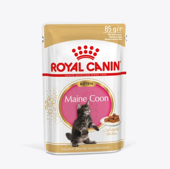 Royal Canin Kitten Main Coon для котят породы мейн-кун, 85 гр Royal Canin Kitten Main Coon для котят породы мейн-кун, 85 гр