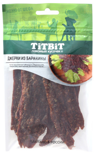 TiTBiT Джерки из баранины, 70 гр TiTBiT Джерки из баранины, 70 гр