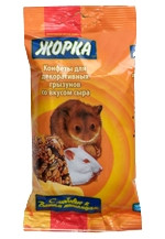 Жорка конфеты для декоративных грызунов со вкусом сыра, 2 шт Жорка конфеты для декоративных грызунов со вкусом сыра, 2 шт
