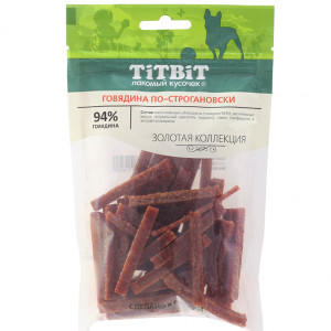 TiTBiT Говядина по-строгановски, 80 гр