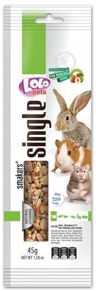LoLo Pets Smakers Палочка для грызунов с орехами 1шт LoLo Pets Smakers Палочка для грызунов с орехами 1шт