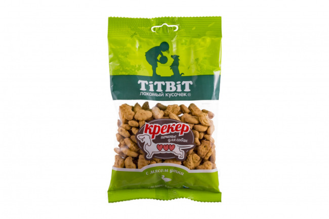 TiTBiT Крекер с мясом утки 100гр TiTBiT Крекер с мясом утки 100гр