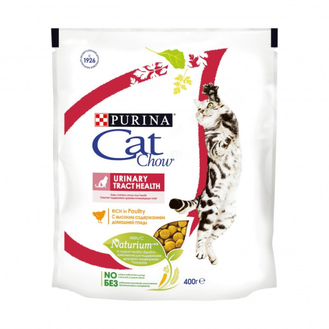 Purina Cat Chow для поддержания здоровья мочевыводящих путей, домашняя птица