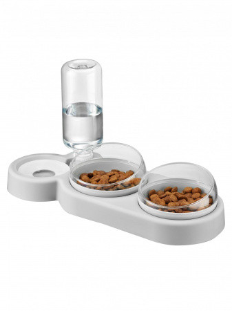 Pet-it Миска с поилкой для животных на подставке двойная Pet-it Миска с поилкой для животных на подставке двойная