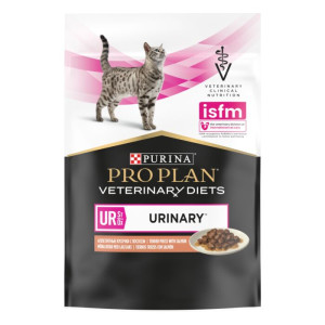 Pro Plan Vet Diets Urinary для кошек лечение МКБ с лососем, 85гр