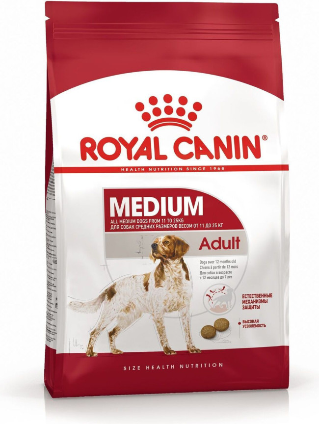 Royal Canin Medium Adult (корм для взрослых собак средних пород) Royal Canin Medium Adult (корм для взрослых собак средних пород)