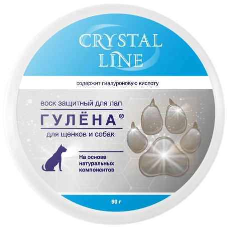 Гулена Защитный воск для лап 90гр Crystal Line Гулена Защитный воск для лап 90гр Crystal Line