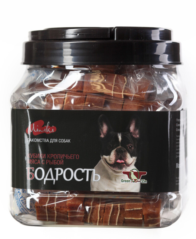 Green Qzin Miniki Лакомство для собак "Бодрость" кубики утиного мяса с рыбой, 1 пак Green Qzin Miniki Лакомство для собак "Бодрость" кубики утиного мяса с рыбой, 1 пак