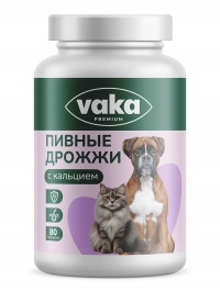 Вака Пивные дрожжи с кальцием, 80 т Вака Пивные дрожжи с кальцием, 80 т