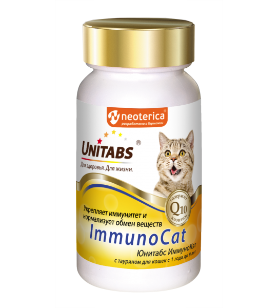Unitabs ImmunoCat Q10 для кошек Unitabs ImmunoCat Q10 для кошек