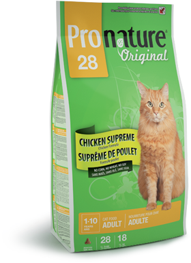 Pronature Original 28 CHICKEN SUPREME (для взрослых кошек с курицей) Pronature Original 28 CHICKEN SUPREME (для взрослых кошек с курицей)