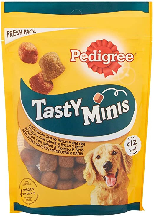 Pedigree Tasty Minis Кусочки для собак с курицей и уткой 130гр Pedigree Tasty Minis Кусочки для собак с курицей и уткой 130гр