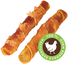 Деревенские лакомства. Куриныe твистеры сушеные