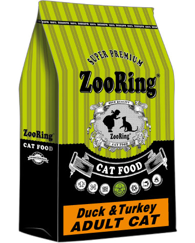 Zooring Adult Cat Duck & Turkey для взрослых кошек с уткой и индейкой весовой 100гр Zooring Adult Cat Duck & Turkey для взрослых кошек с уткой и индейкой весовой 100гр