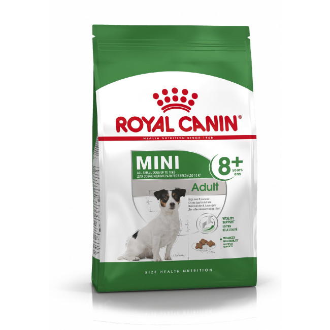 Royal Canin Mini Adult 8+ (для собак мелких пород старше 8 лет)