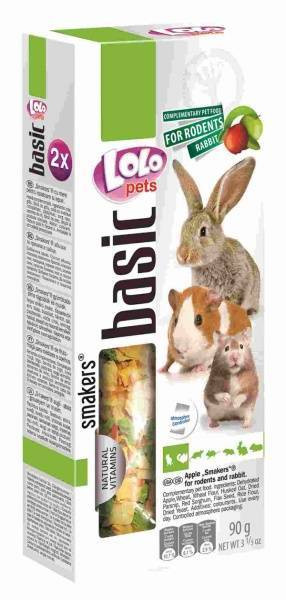 LoLo Pets Smakers палочки для грызунов и кроликов с яблоком 2шт LoLo Pets Smakers палочки для грызунов и кроликов с яблоком 2шт