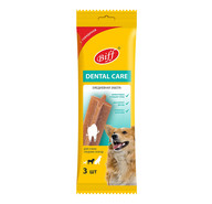 Biff Снек жевательный Dental Care для собак средних пород с говядиной, 77 гр Biff Снек жевательный Dental Care для собак средних пород с говядиной, 77 гр
