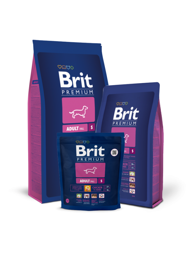 Распродажа! Brit Premium Adult S (для взрослых собак мелких пород 8кг Распродажа! Brit Premium Adult S (для взрослых собак мелких пород 8кг