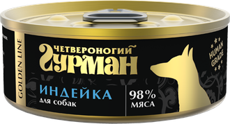 Четвероногий гурман Golden line для собак индейка в желе Четвероногий гурман Golden line для собак индейка в желе