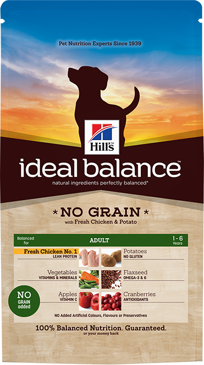 Hill’s Ideal Balance Canine Adult No Grain Fresh Chicken & Potato