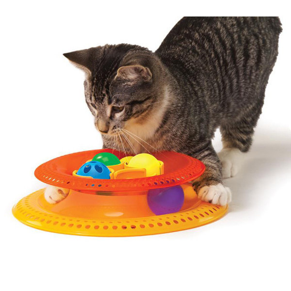 Petstages Игрушка для кошек "Трек Kitty's choice" с 4-мя сменными мячиками диаметр основания 21 см Petstages Игрушка для кошек "Трек Kitty's choice" с 4-мя сменными мячиками диаметр основания 21 см