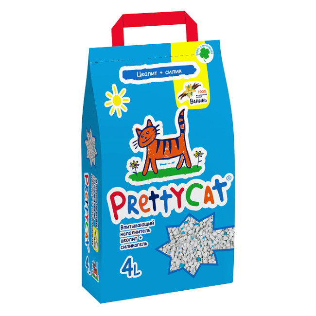 Pretty Cat наполнитель глиняный впитывающий с део-кристаллами "Aroma Fruit" Pretty Cat наполнитель глиняный впитывающий с део-кристаллами "Aroma Fruit"