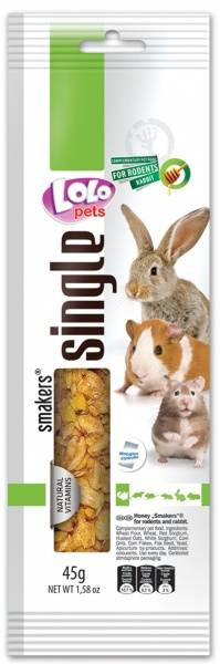 LoLo Pets Smakers Палочка для грызунов медовая 1шт LoLo Pets Smakers Палочка для грызунов медовая 1шт