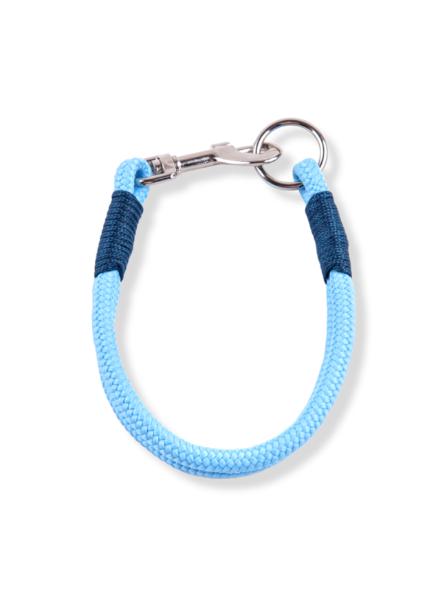 Аркон Ошейник капроновый круглый Rope 6 мм шея 33 см, синий
