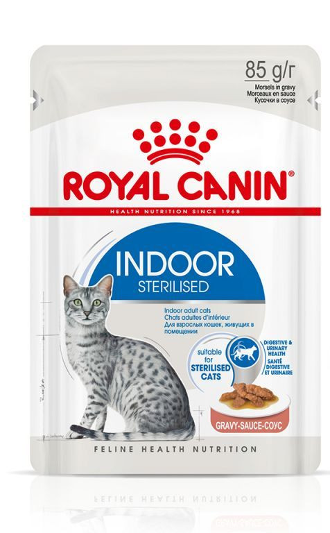 Royal Canin Indoor Sterilised для домашних стерилизованных кошек, 85 гр Royal Canin Indoor Sterilised для домашних стерилизованных кошек, 85 гр