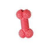 Wogy Игрушка для собак Кость игольчатая с отверстием ароматизированная, 12*6*4 см